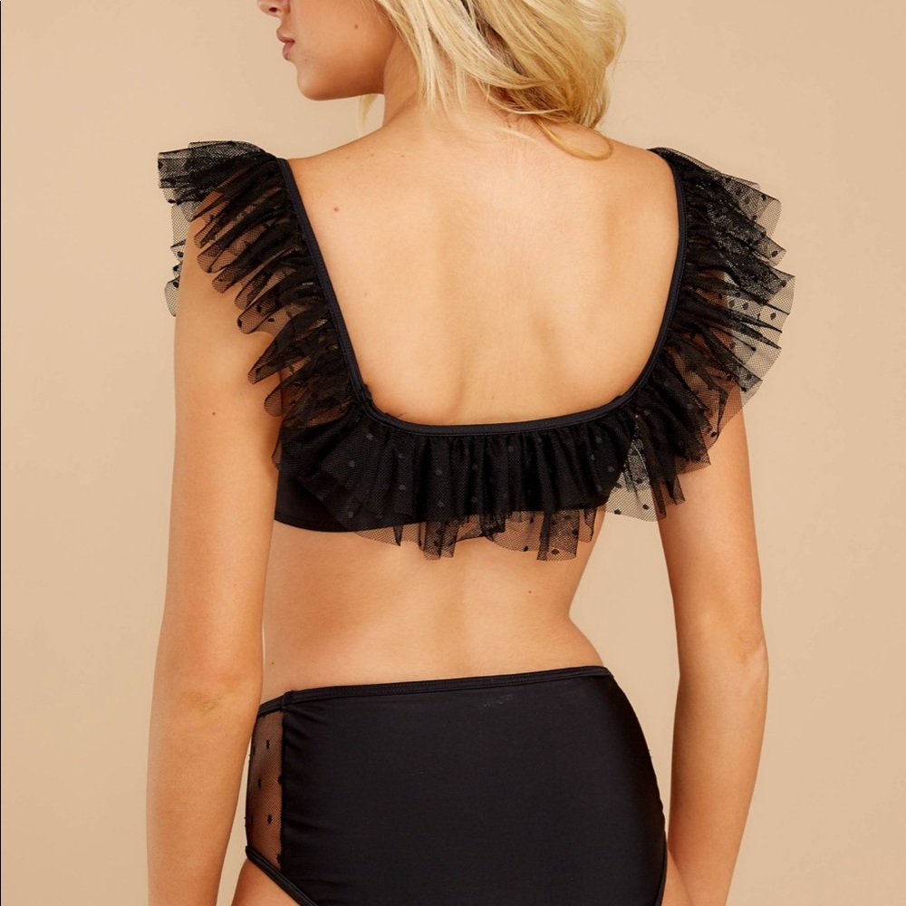 Cabana Life Black Bikini Top